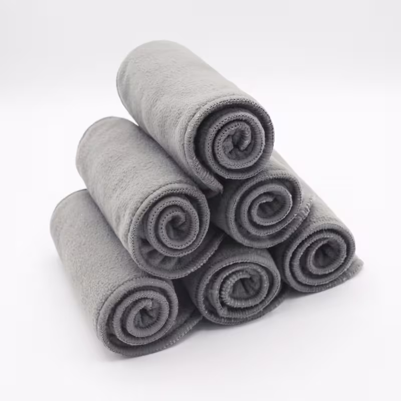Absorvente Carvão de Bambu 8 Peças p/ Fralda Ecológica