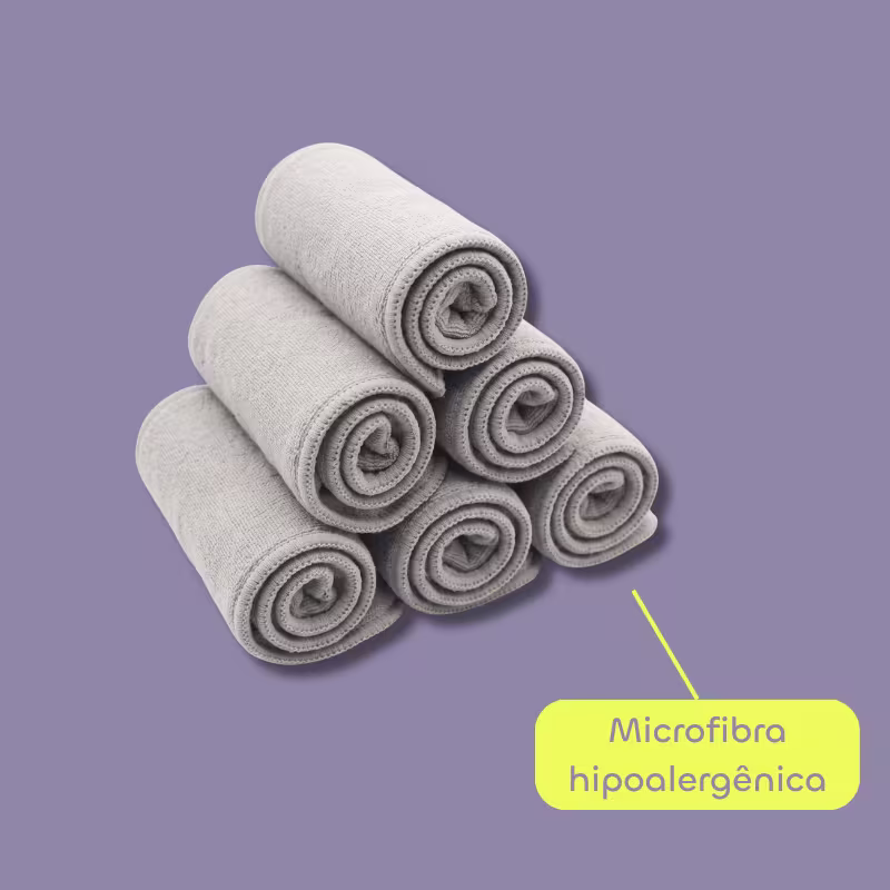 Absorvente-Microfibra-Fralda-Ecologica - Foto 2