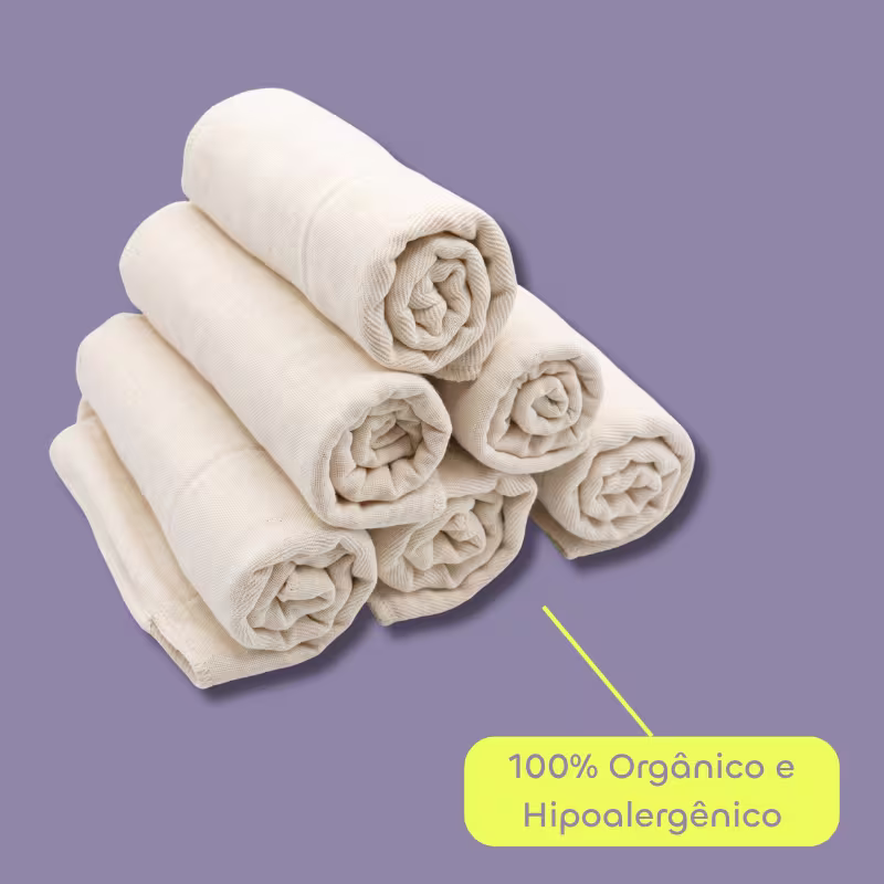 Absorvente-Musseline-Fralda-Ecologica - Foto 2