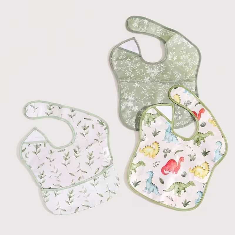 Kit Babador com Bolso Elinfant Coletor 3 Unidades