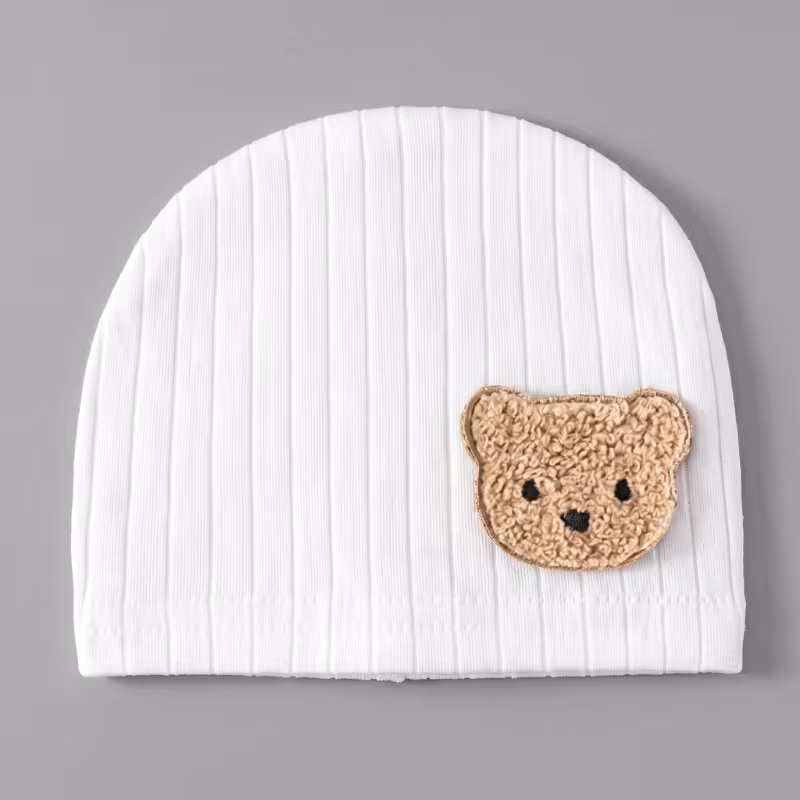 Touca Bebê Algodão Inverno 1 a 3 Meses